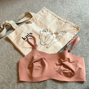 KNIX “Evolution Bra” Reversible Wireless Seamless - Pink Ginger/Sahara (Nude) 6